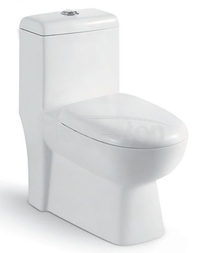 Siphonic one-piece toilet 9165
