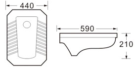 Plateau accroupi 312