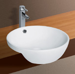 au-dessus du lavabo de counte 8005-8005A