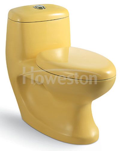 Mosdó egyrészes WC 9070 sárga