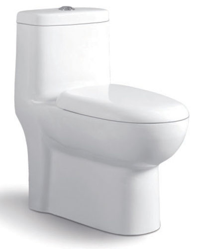 Siphonic one-piece toilet 9181